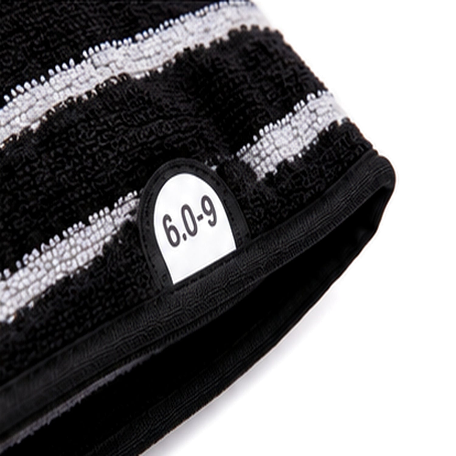 5 foot 8 striped surfboard sock - label detail