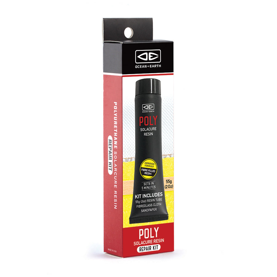 Ocean & Earth Solacure UV Surfboard Repair Kit packaging