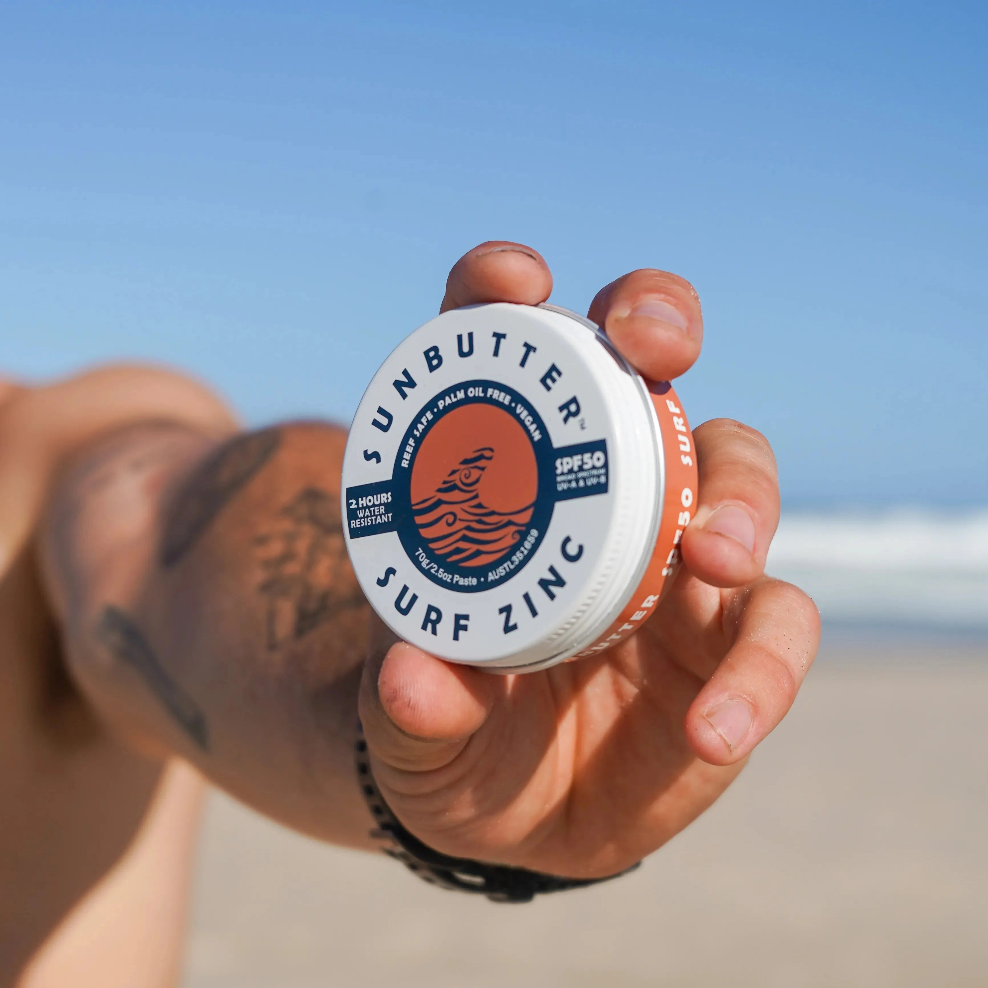 SunButter Surf Zinc lifestyle