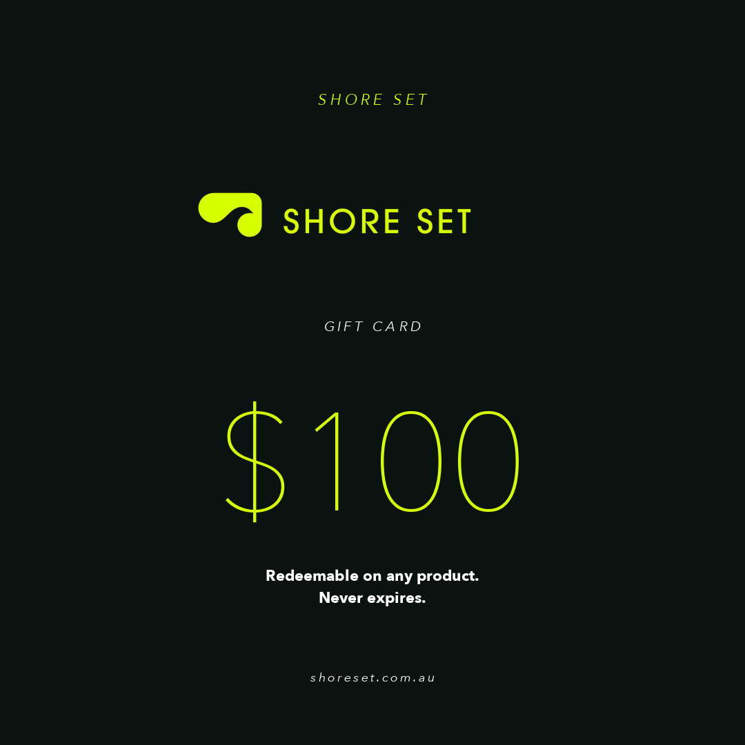 SHORE SET Gift Card — $100 (Energy Yellow)