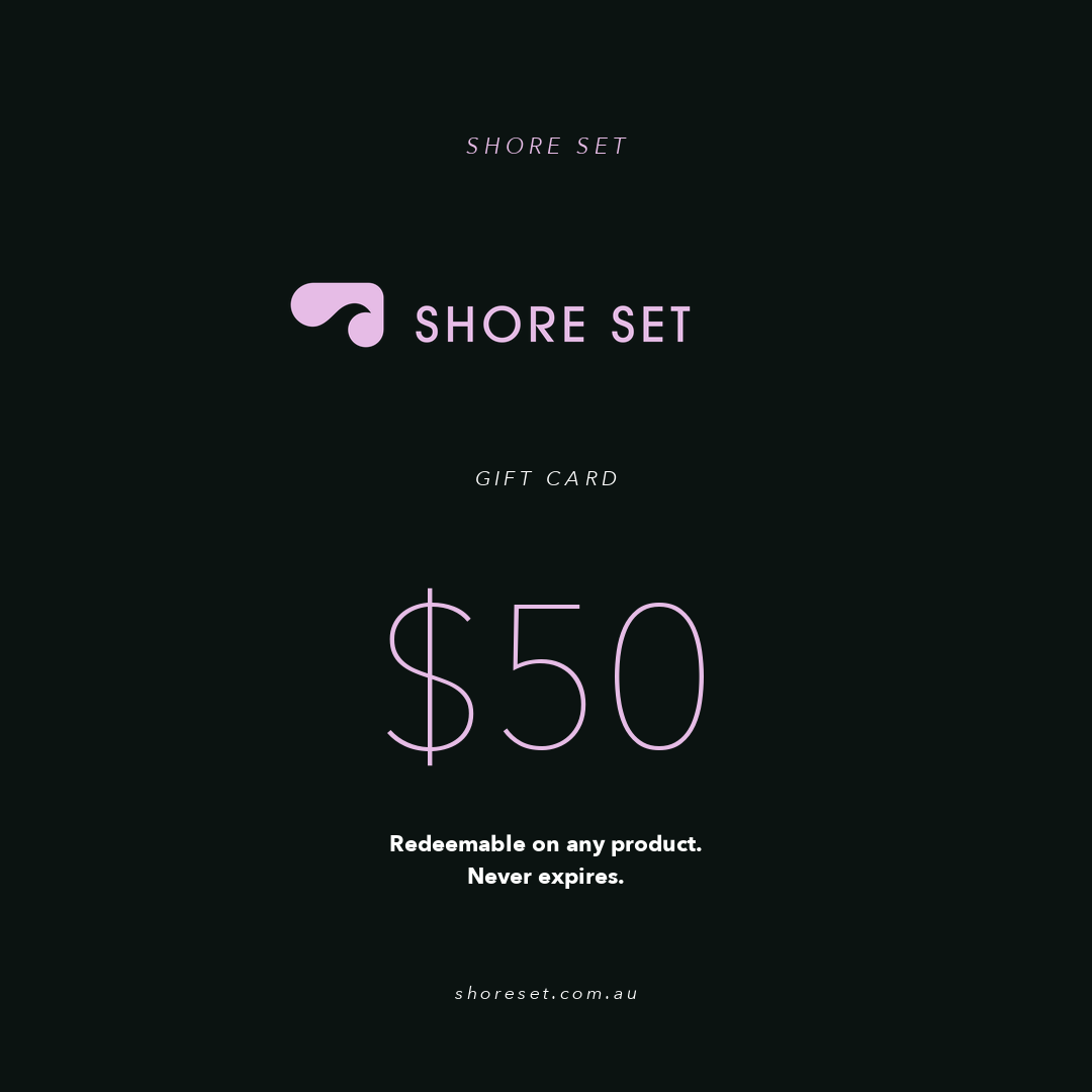 SHORE SET Gift Card — $50 (Salt Pink)