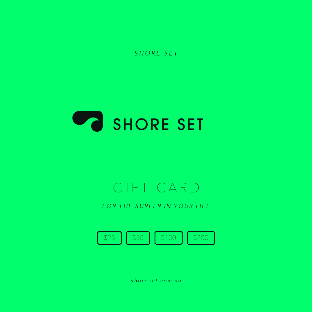 SHORE SET Gift Card — Cyclone Green (square)