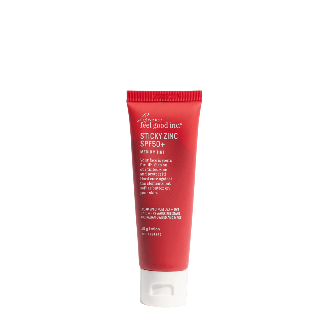 We Are Feel Good Inc Sticky Zinc SPF50+ Medium Tint